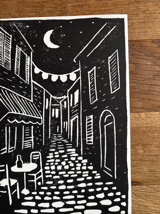 Image 1 of Linoldruck Italien