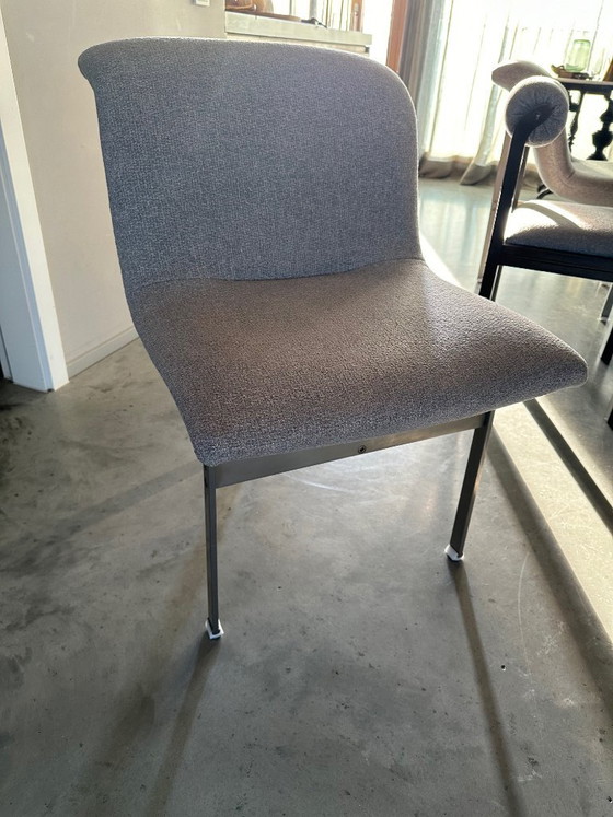 Image 1 of Juego de 4 sillones originales Giovanni Offredi "Wave / Onda", Saporiti Italia (clásico del diseño de los años 70)