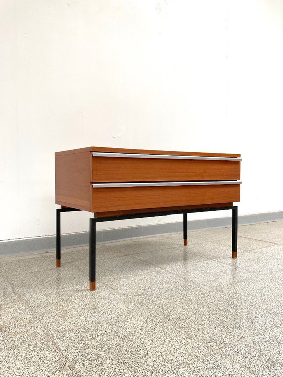 Image 1 of Vintage mid-century modular teak side cabinets/chest of drawers