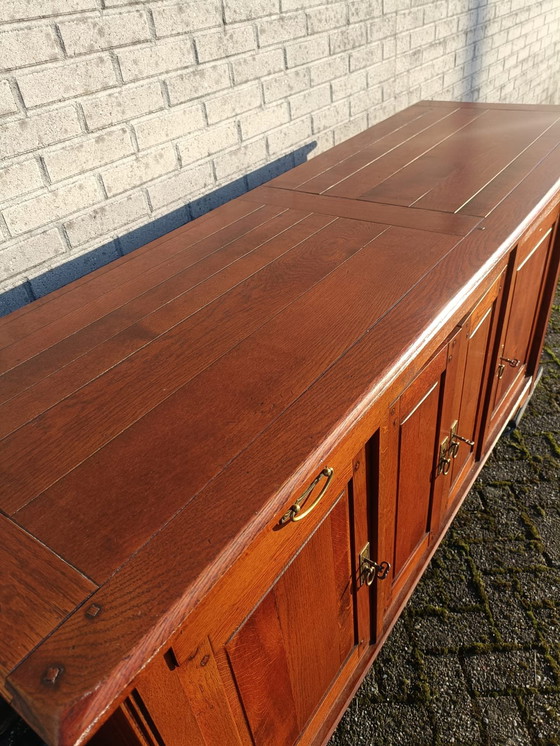 Image 1 of Prachtig hardhouten dressoir 
