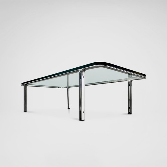 T112 Steel And Glass Coffee Table By Horst Bruning For Kill International 1970s – Metal (photo 2 of 10)