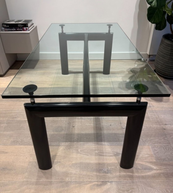 Design Tempered Glass Table – Cassina, Dining tables, Metal (photo 3 of 6)