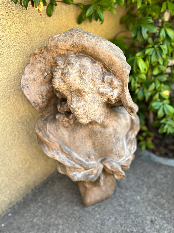 Estatua de busto pintada con cal – Objetos decorativos, Other (photo 7 of 11)