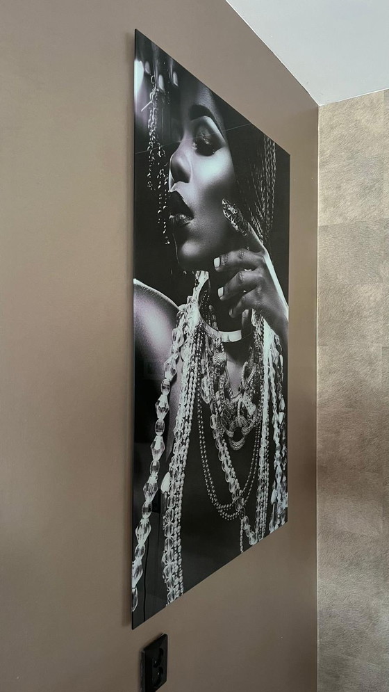 Image 1 of Plexiglass Painting Queen of Africa 120x80 cm