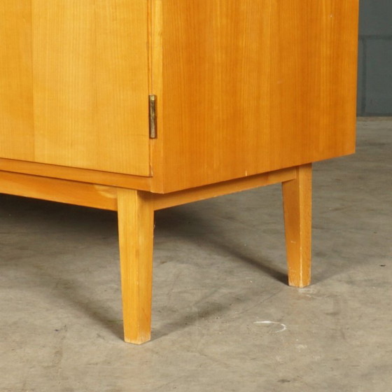 Mobile pensile vintage lucido in noce, anni '70 – Credenze alte, Wood (photo 13 of 14)
