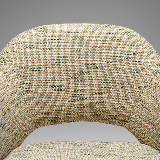 Image 1 of Model 71 Dining Chair in Green-Yellow by Eero Saarinen for Knoll