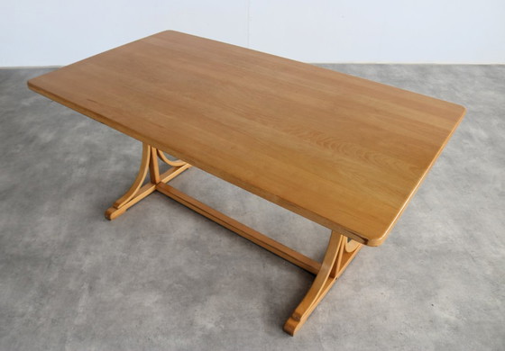 Image 1 of vintage 1960s dining table in the style of Thonet