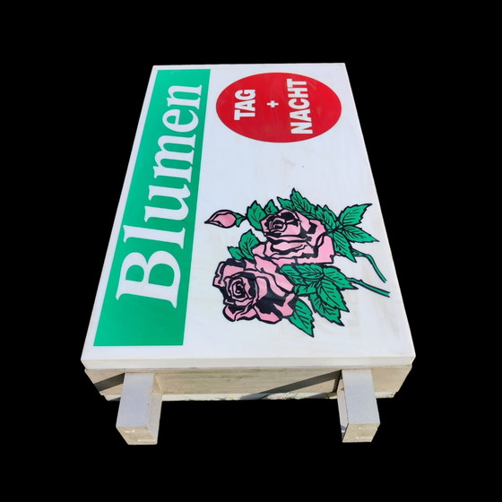 Vintage Neonreclame Bloemen – Decoratieve objecten, Metaal, Kunststof (photo 5 of 5)
