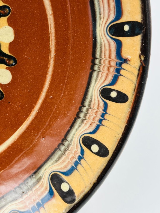 Image 1 of Troyan ceramic footed bowl from Bulgaria