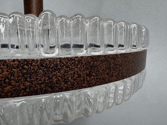 Image 1 of 1960s Plastic Pendant Lamp with Retro Design