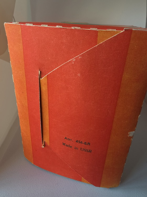 Juguete antiguo de hojalata de cuerda con forma de carruaje de caballos y payaso de la URSS, con caja - (photo 10 of 10)