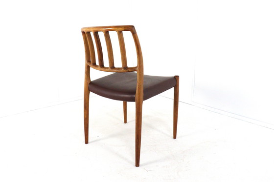 Image 1 of Set di 6 sedie Niels O Møller vintage in palissandro modello 83