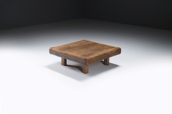 Image 1 of Zeer mooie Wabi Sabi Japandi salontafel in massief eiken - Frankrijk