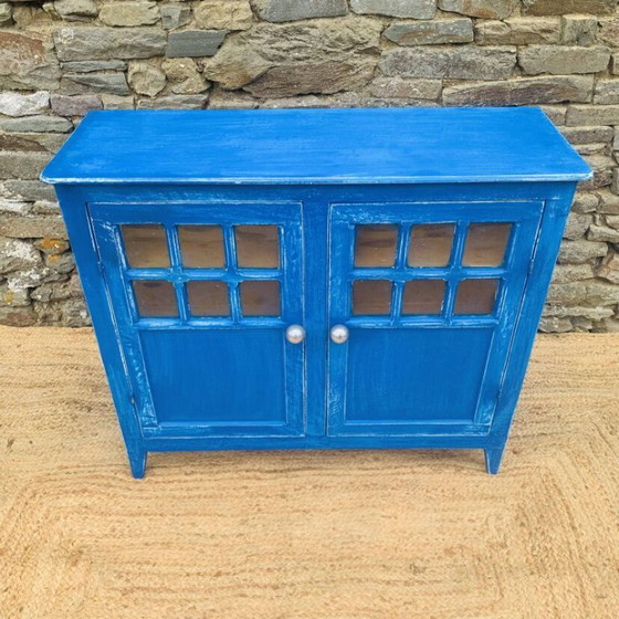 Blue Parisian Cabinet – High Boards, Wood (photo 3 of 14)