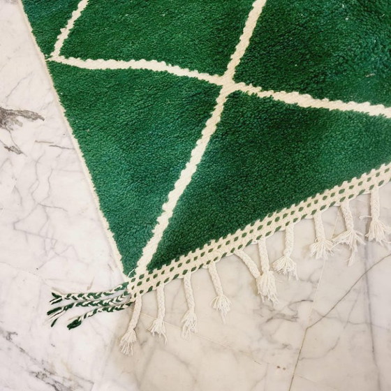Ambachtelijk tapis vert in laine 250cmx150cm – Vloerkleden en tapijten, Cotton (photo 6 of 8)