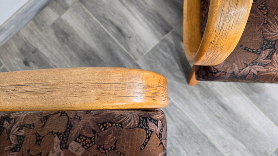 Image 1 of Fauteuils Art Déco de Jindrich Halabala