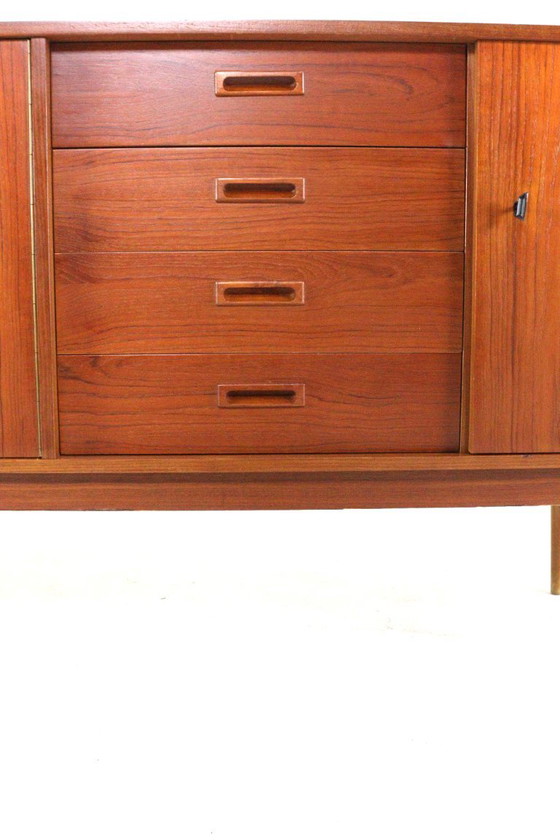 Buffet vintage en teck | 208 cm restauré – Buffet bas, Wood (photo 8 of 15)