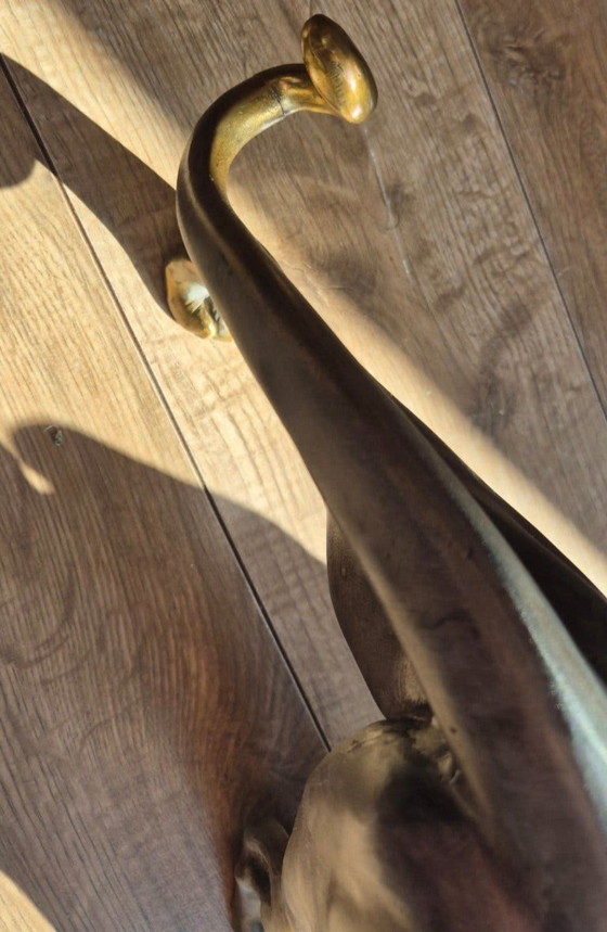Art Deco panter sculptuur – Decoratieve objecten, Metaal (photo 10 of 24)
