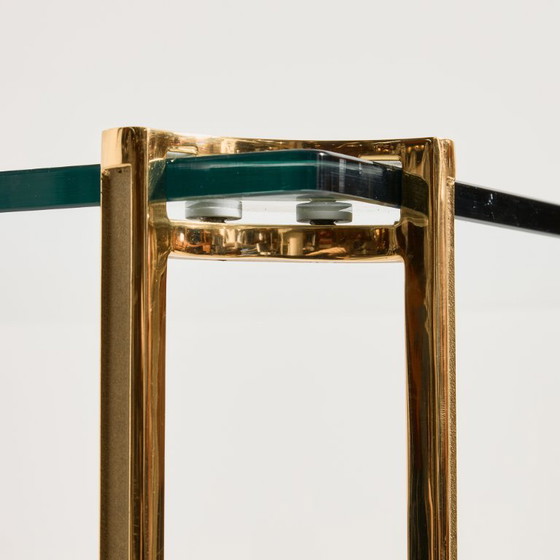 MK11390 Brass and Glass Coffee Table – Copper (photo 6 of 9)