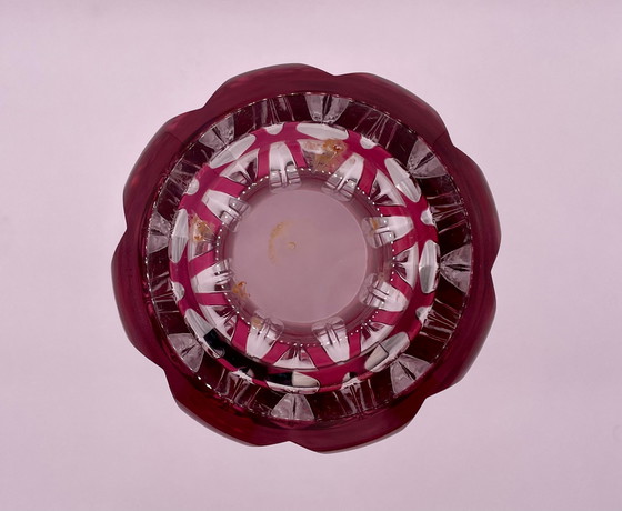 Image 1 of Jarrón de cristal de Val Saint Lambert