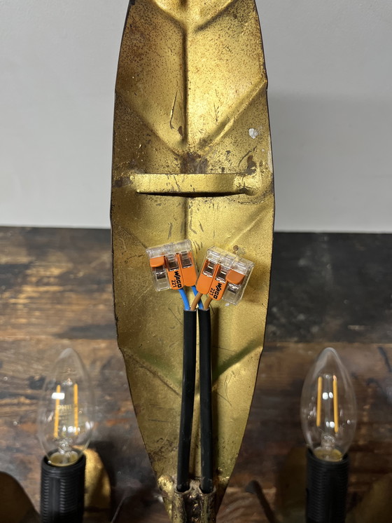 Image 1 of Vintage Hollywood Regency wall lamp