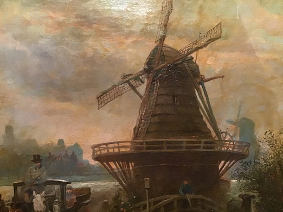 Image 1 of Pintura antigua Escuela de La Haya