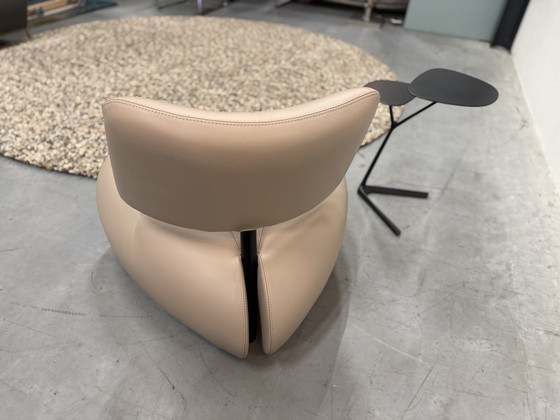 Image 1 of Leolux Pallone Pa Fauteuil Raffino Dove leer