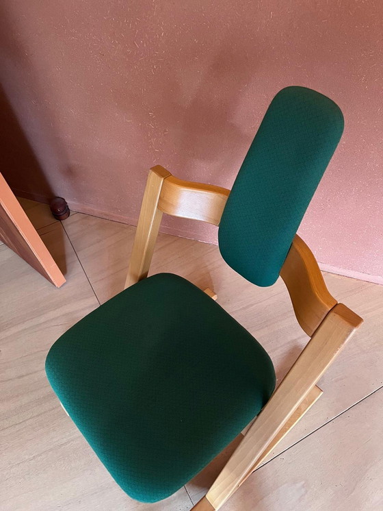 Image 1 of Stokke - Ergonomisch geformter Schaukelstuhl - Peter Opsvik