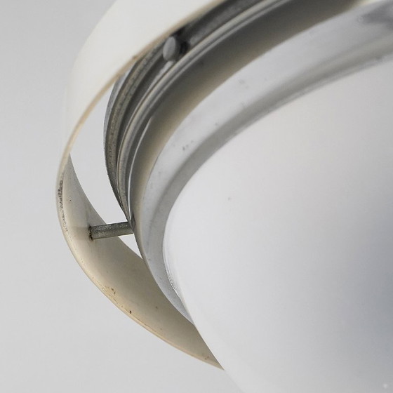 Lampadario Space Age cromato, anni '70 – Metal, Plexiglass (photo 12 of 12)