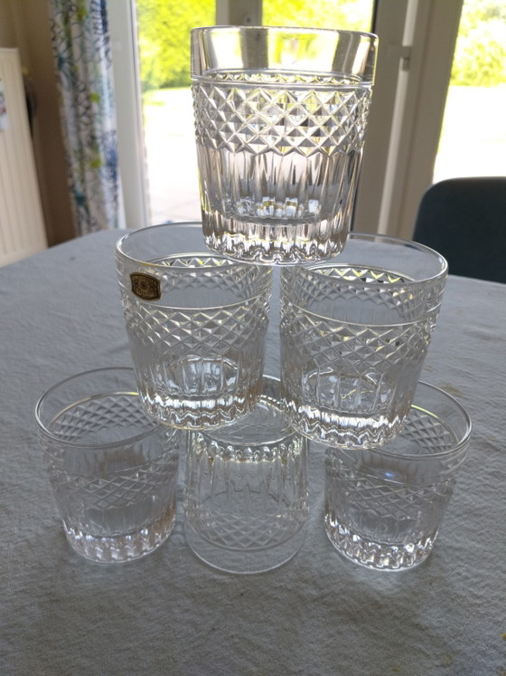 Image 1 of 6 bicchieri da whisky in cristallo