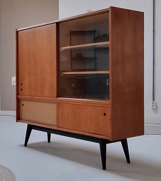 Image 1 of Mid-century display cabinet