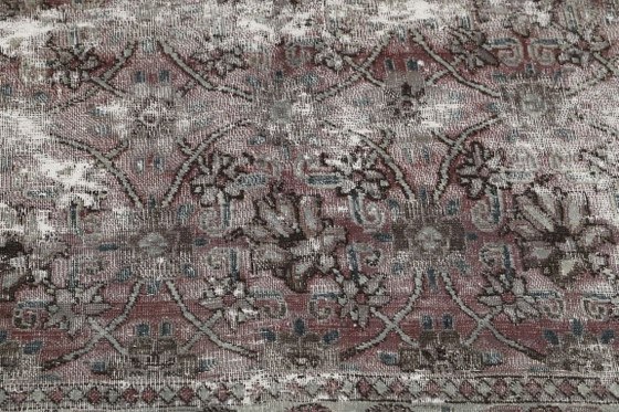 Image 1 of Tapis d'art vintage noué à la main 102x161