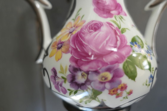 Image 1 of Vintage Bohemia Patent Vase Porcelain