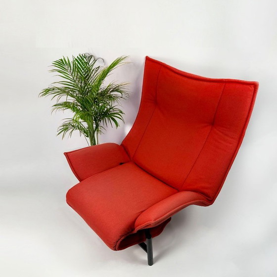 Image 1 of Vintage Red Veranda Chair by Vico Magistretti