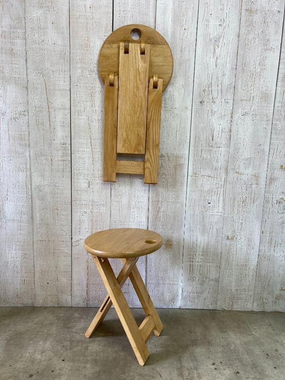 Image 1 of Par de taburetes plegables