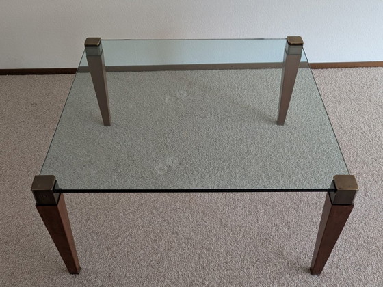 Image 1 of Table basse en verre Ghyczy T56 (grande, n° 3 d'un ensemble de 3)