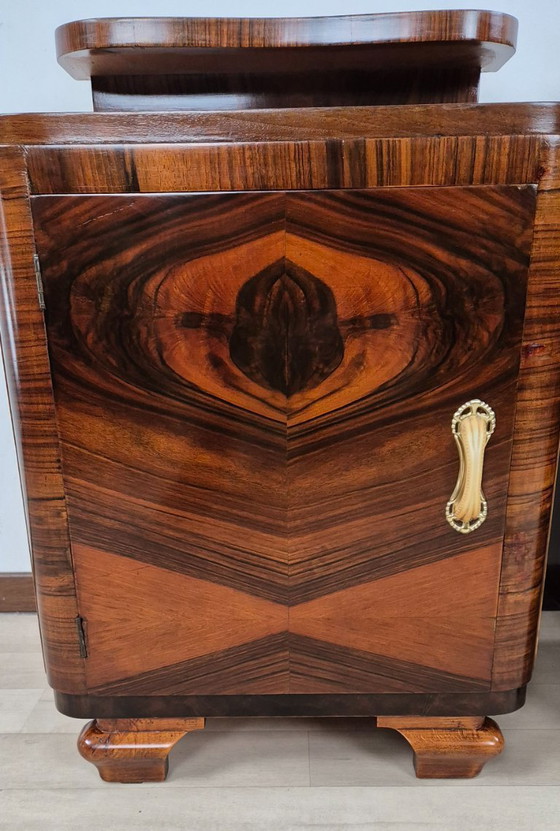 Image 1 of Venetian Art Deco Nightstands 1939