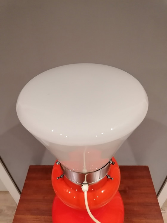 Image 1 of Lampe de table massive en verre Birillo