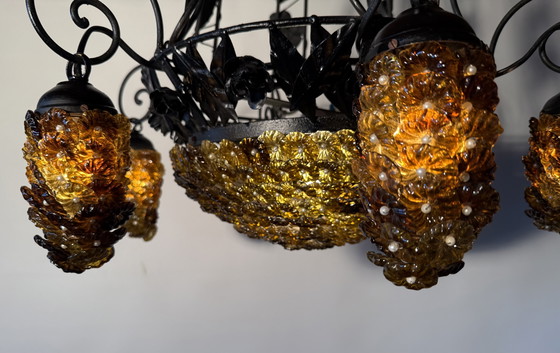 Image 1 of Kroonluchter Murano 1950/60