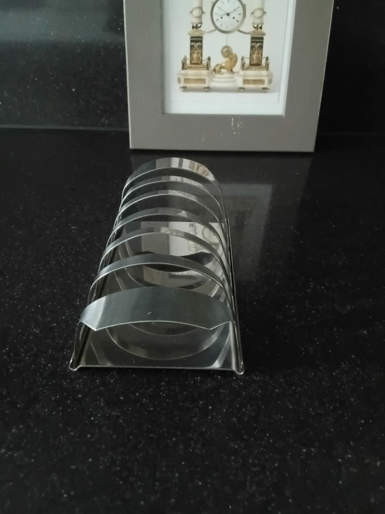 Vintage 70s Toaster Rack, Onbekend, Table accessories, Metal, Silver (photo 5 of 13)