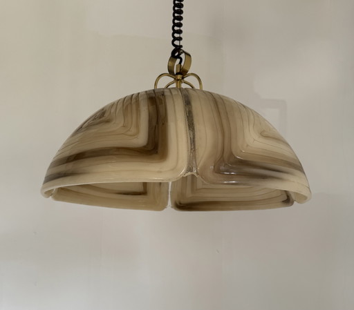 Vintage XL Pendelleuchte, Cristallux '70