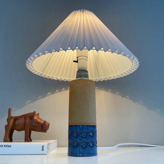 Image 1 of vintage ceramic LAMP BASE Knabstrup Denmark MidCentury