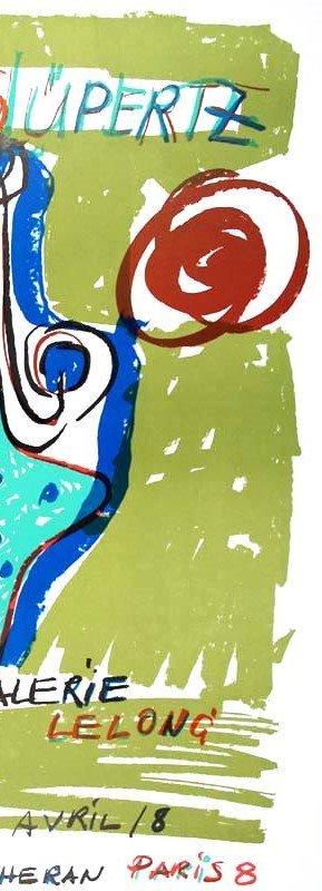 Image 1 of Lüpertz, Markus - Composizione - Mostra alla Galerie Lelong - Litografia offset a colori