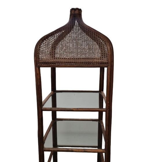 Image 1 of Grote vierkante Rotan etagere