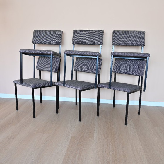 Image 1 of Gijs van der Sluis dining room chairs 6x