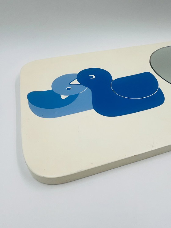 Specchio vintage Dujardin per cameretta bambini, Oggetti decorativi, Legno, Altro, Crema, Modern (foto 5 di 9)