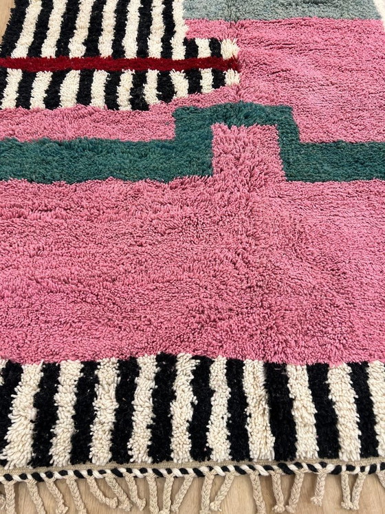 Image 1 of Alfombra Beni Mrirt de Marruecos, tejida a mano en pura lana, 250 x 250 cm.