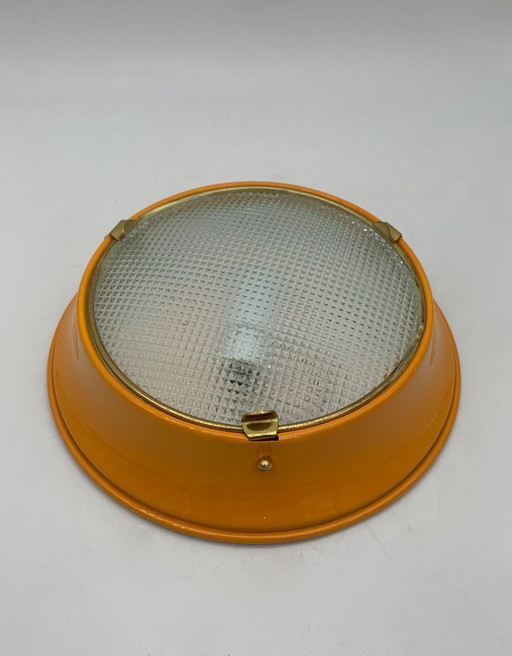 Paar plafondlampen - wandlampen - toegeschreven aan Fontana Arte vintage Italië klein