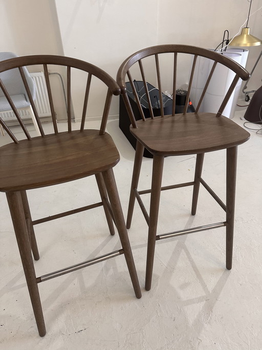 2x Taburete alto de bar Bolia