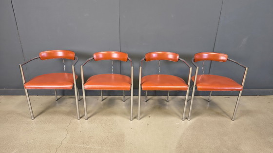 Image 1 of Postmodern dining chairs by Segis Italy, 1980s